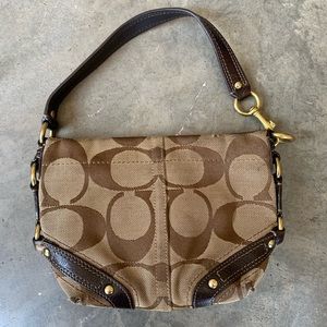 Classic Print Coach Purse